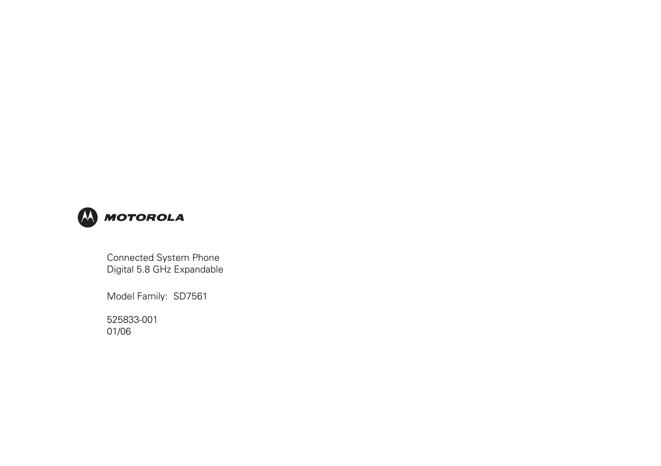 Motorola SD7561 User Manual | Page 60 / 60