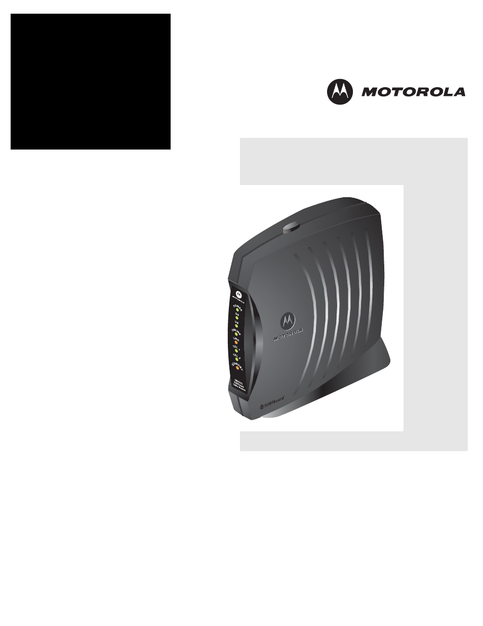 Motorola SBV5121 User Manual | 58 pages
