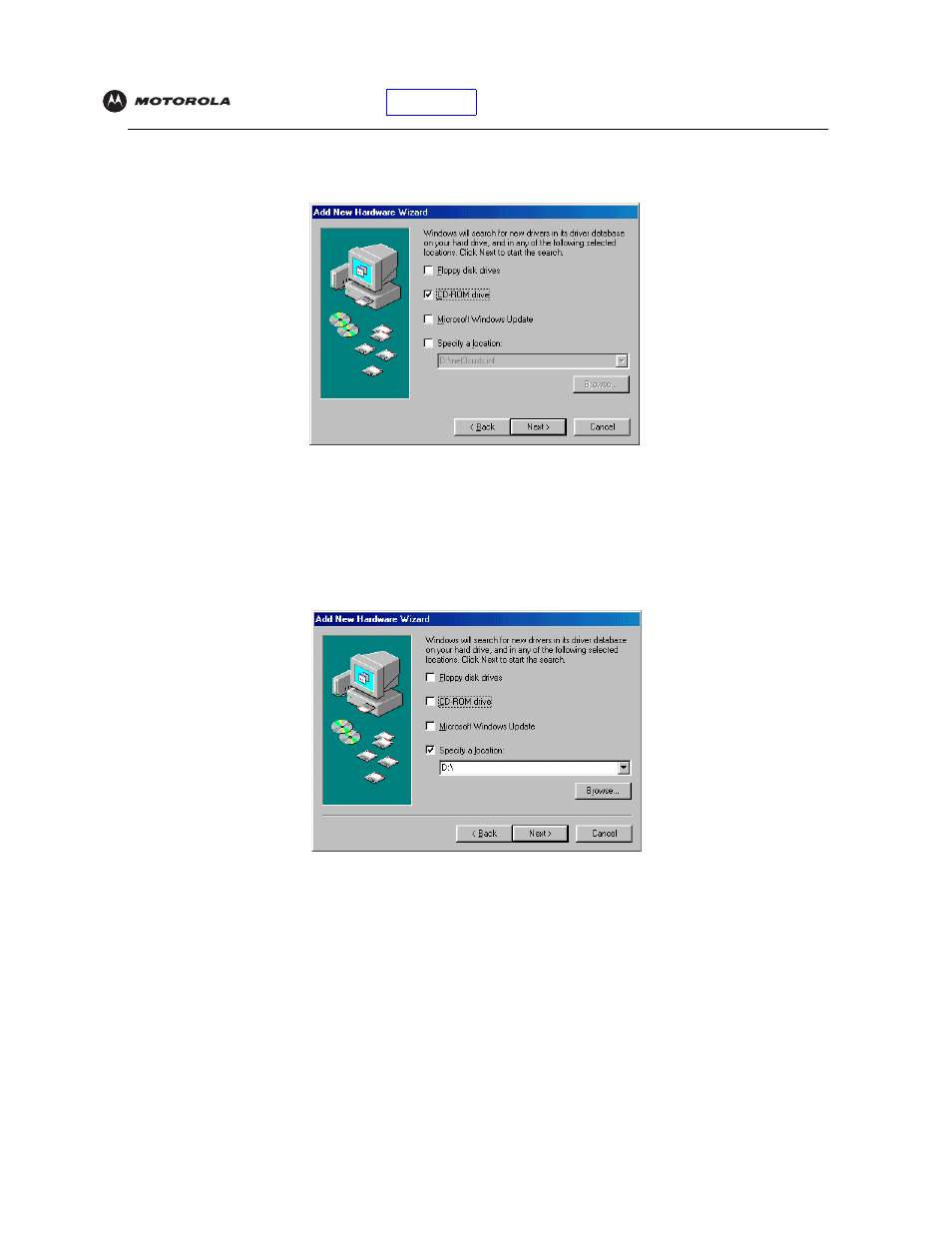 Motorola SBV5121 User Manual | Page 20 / 58