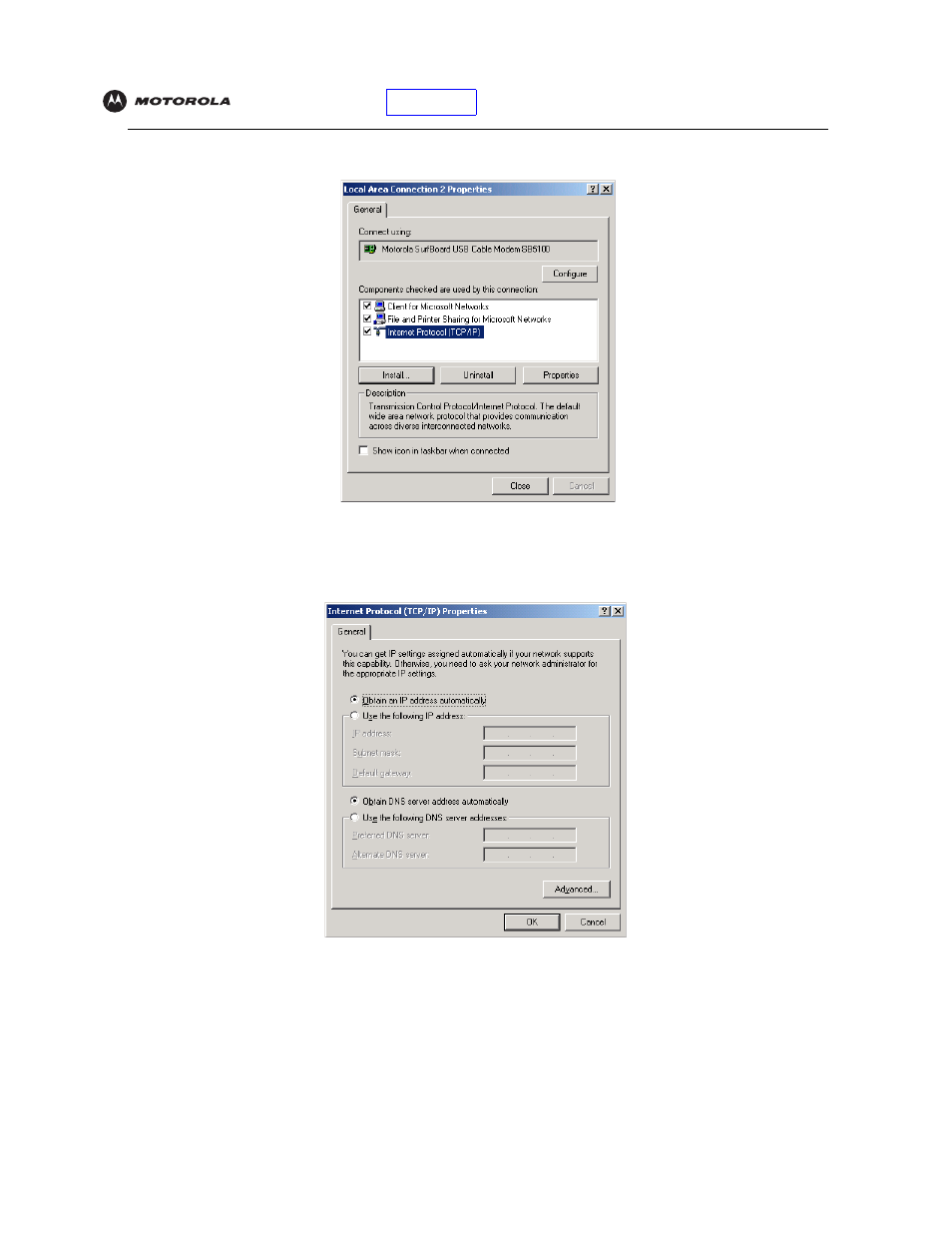 Motorola SBV5121 User Manual | Page 33 / 58