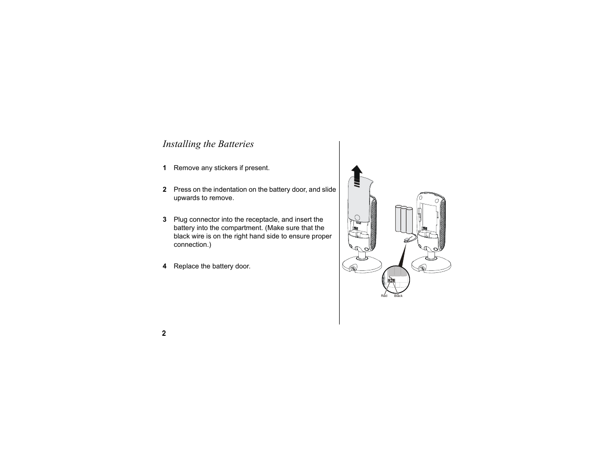 Installing the batteries | Motorola SD4504 User Manual | Page 12 / 36