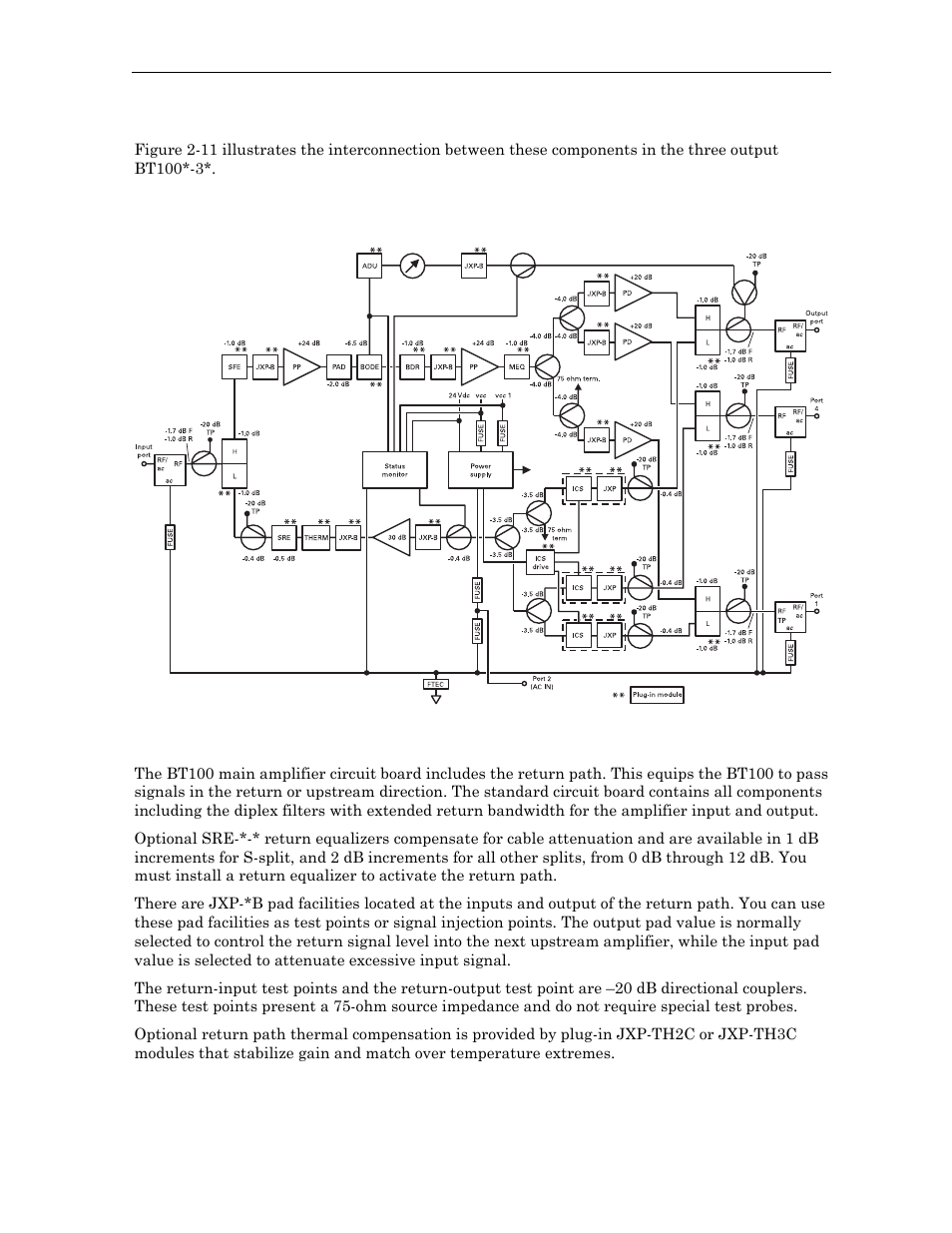 Return path | Motorola BT100 User Manual | Page 22 / 52