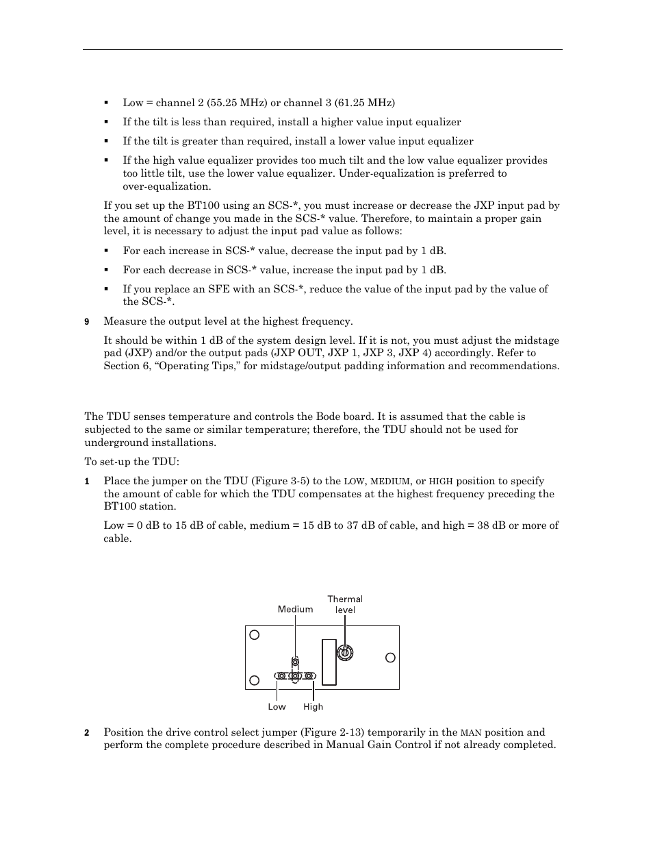 Thermal drive unit | Motorola BT100 User Manual | Page 35 / 52