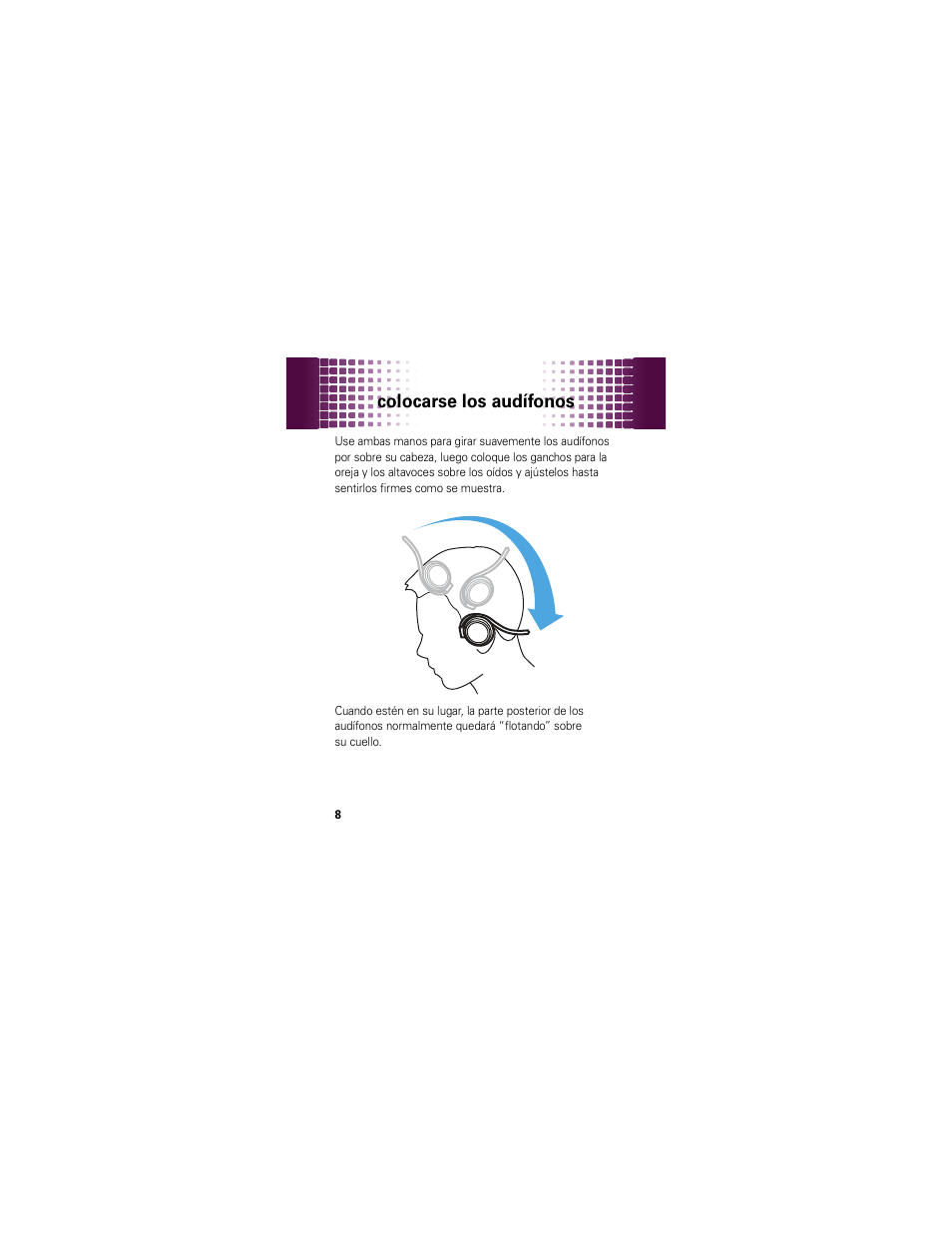 Colocarse los audífonos | Motorola MOTOROKR S305 User Manual | Page 32 / 50