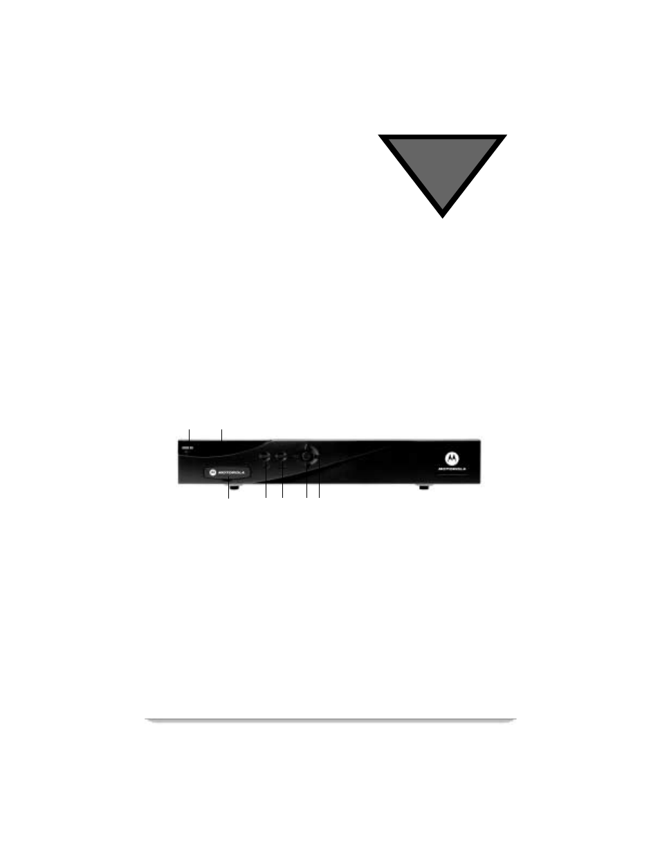 Using your receiver, Front panel key descriptions | Motorola DSR405 User Manual | Page 27 / 80