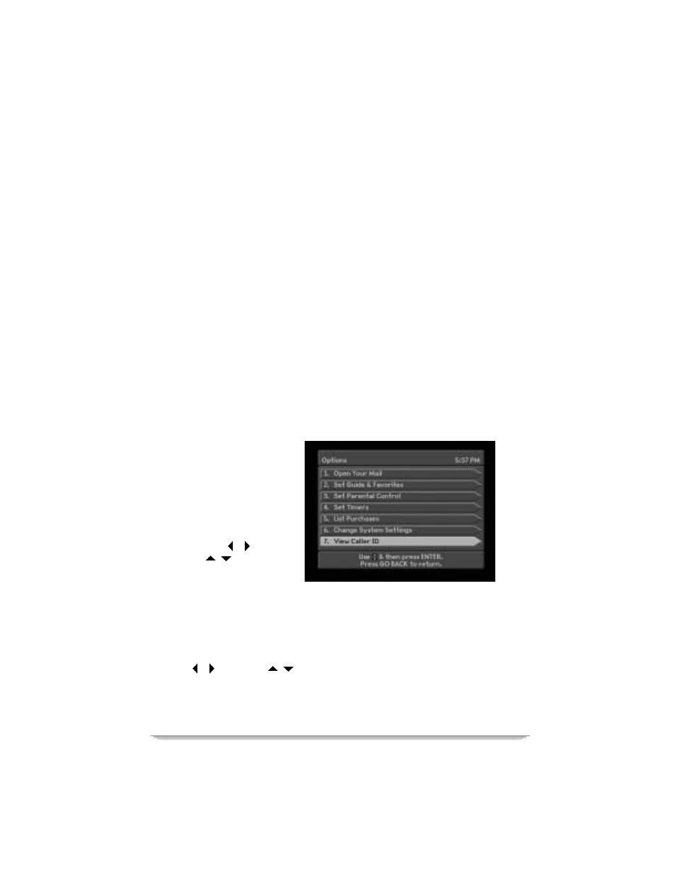 Connecting the satellite dish, receiver, and tv, Using the menus | Motorola DSR405 User Manual | Page 35 / 80