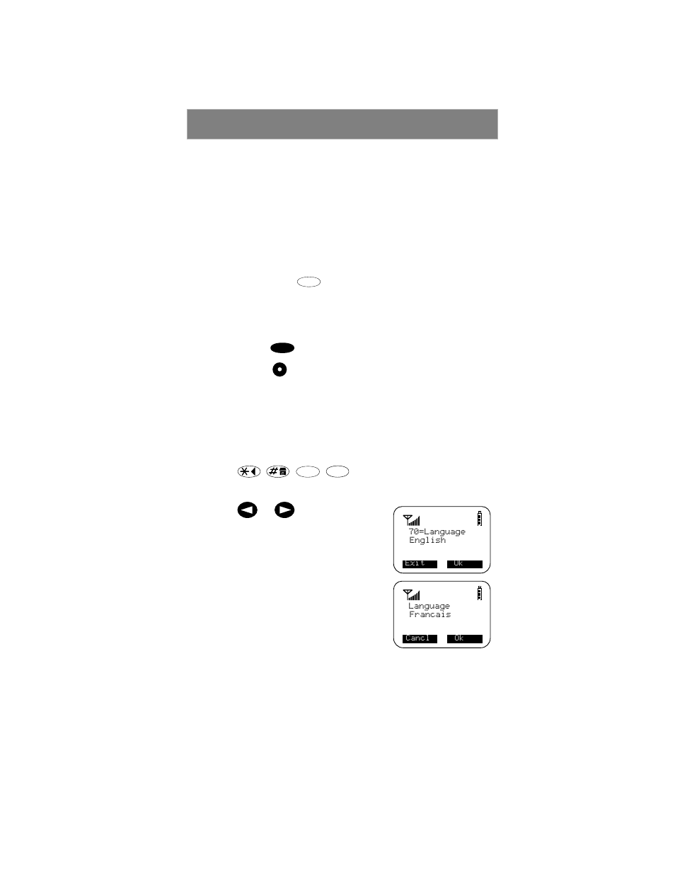 About modes and menus, Changing the display language | Motorola Phone i500plus User Manual | Page 13 / 61