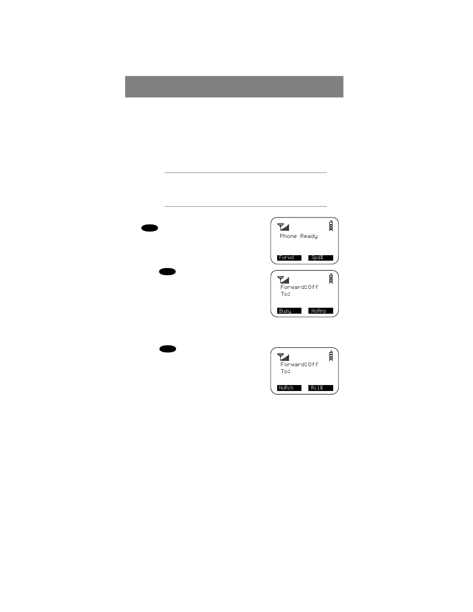 Conditional call forwarding | Motorola Phone i500plus User Manual | Page 18 / 61