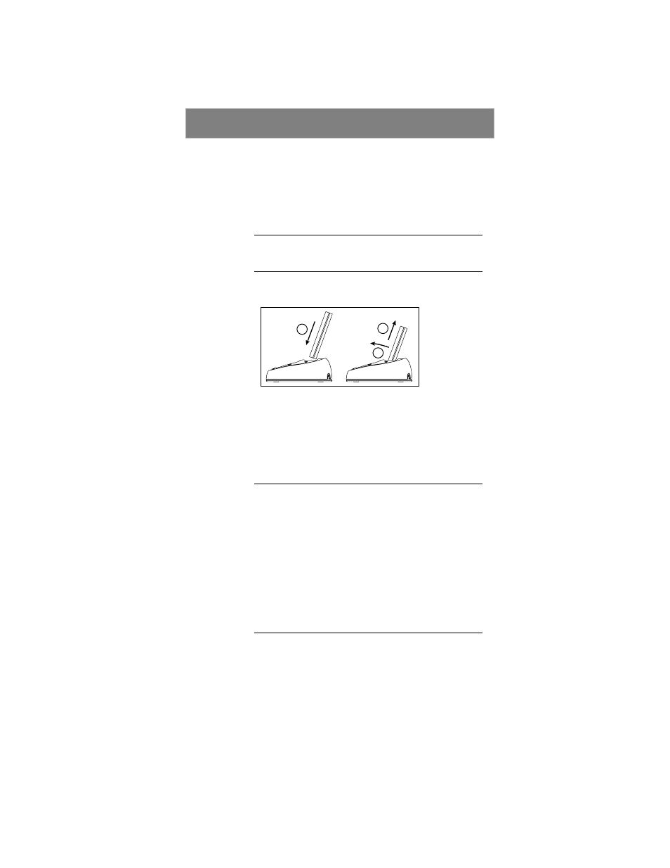 Data operation, Adding and removing a battery from the rear pocket, Desktop charger status | Motorola Phone i500plus User Manual | Page 47 / 61