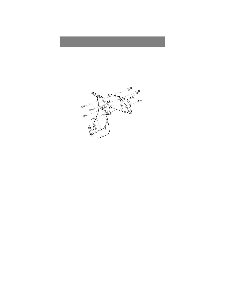 Dash mount holder | Motorola Phone i500plus User Manual | Page 50 / 61