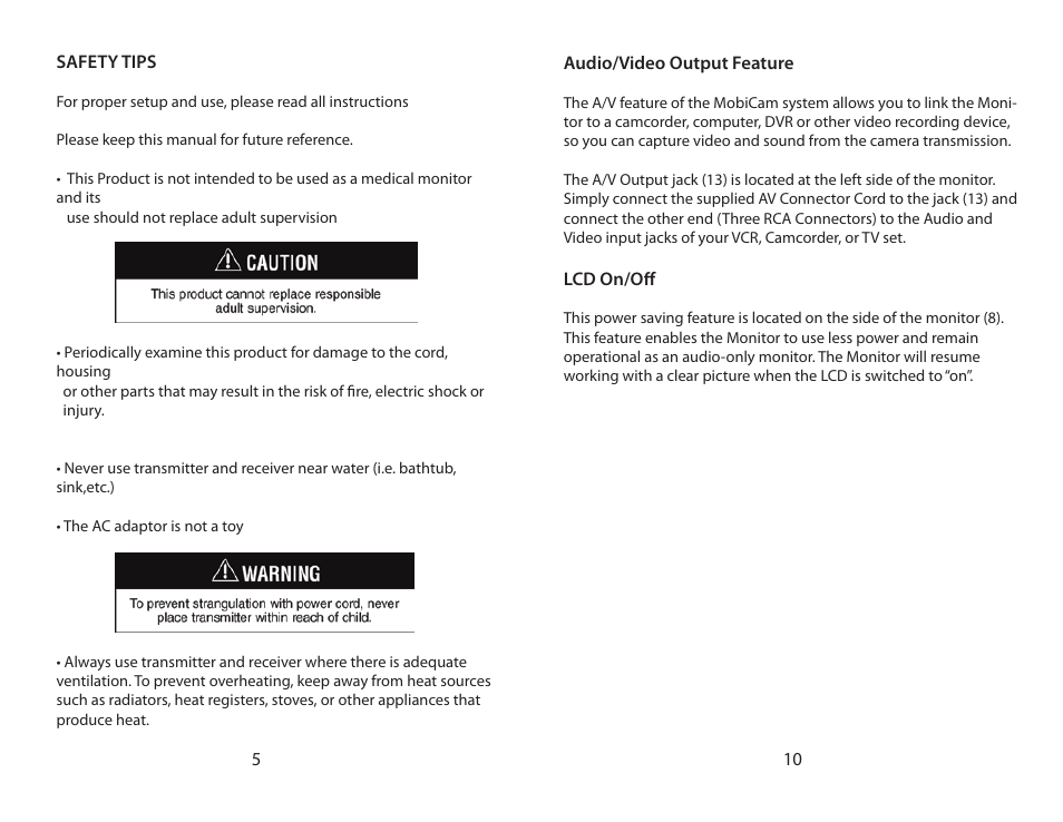 Mcav_manual_pg5_10 | Mobi Technologies MOBICAM 70060 User Manual | Page 6 / 8