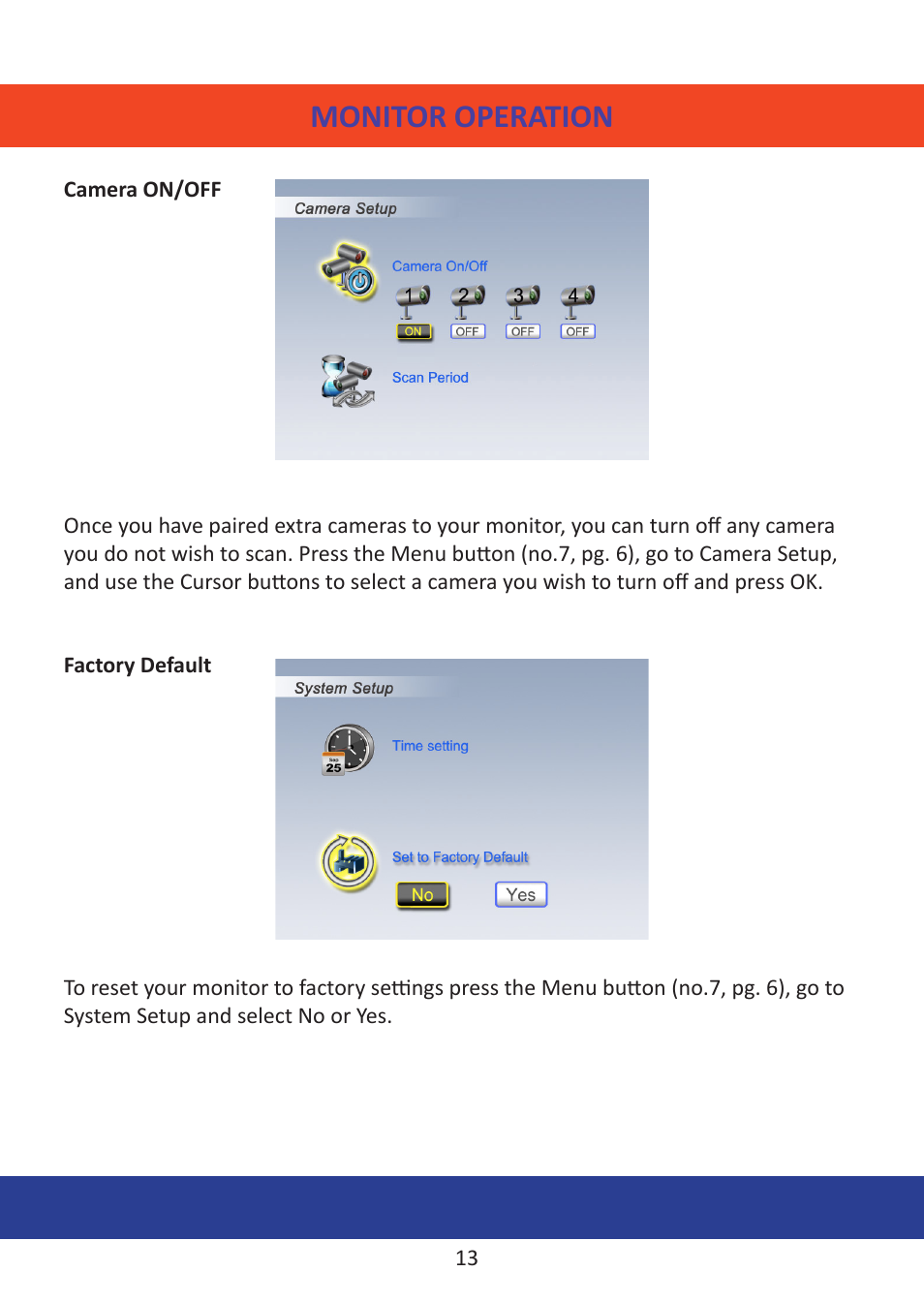 Monitor operation | Mobi Technologies DXR User Manual | Page 17 / 24