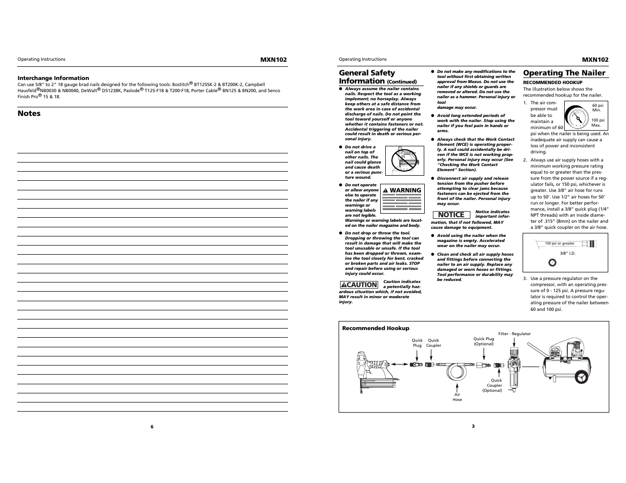 Maxus MXN102 User Manual | Page 3 / 4