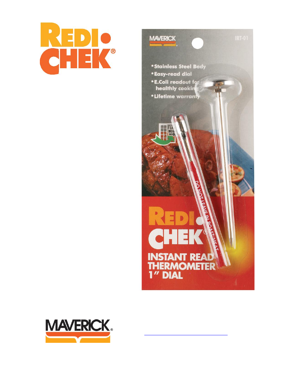 Maverick Ventures Redi Chek IRT-01 User Manual | 1 page