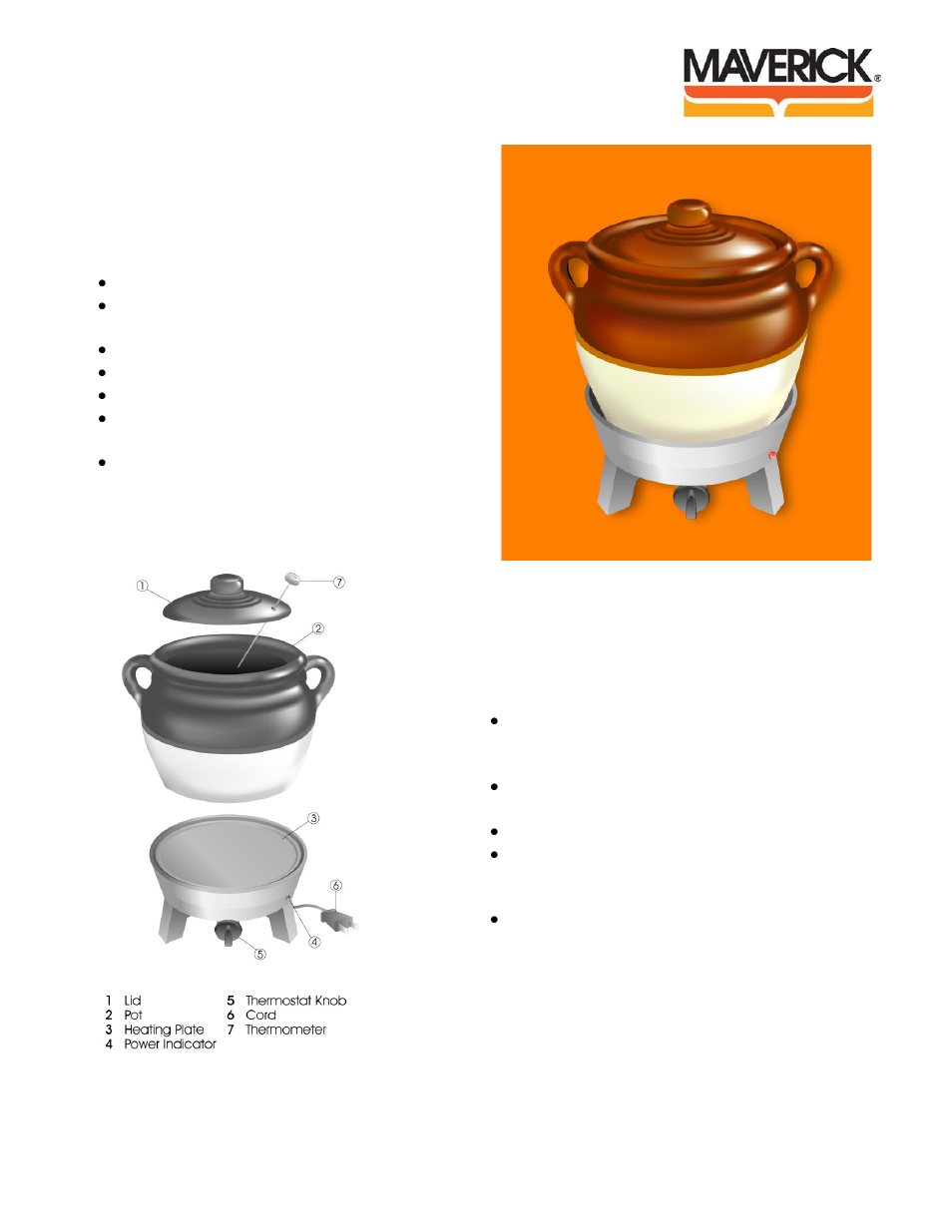 Maverick Ventures Bean Pot BP-01 User Manual | 1 page