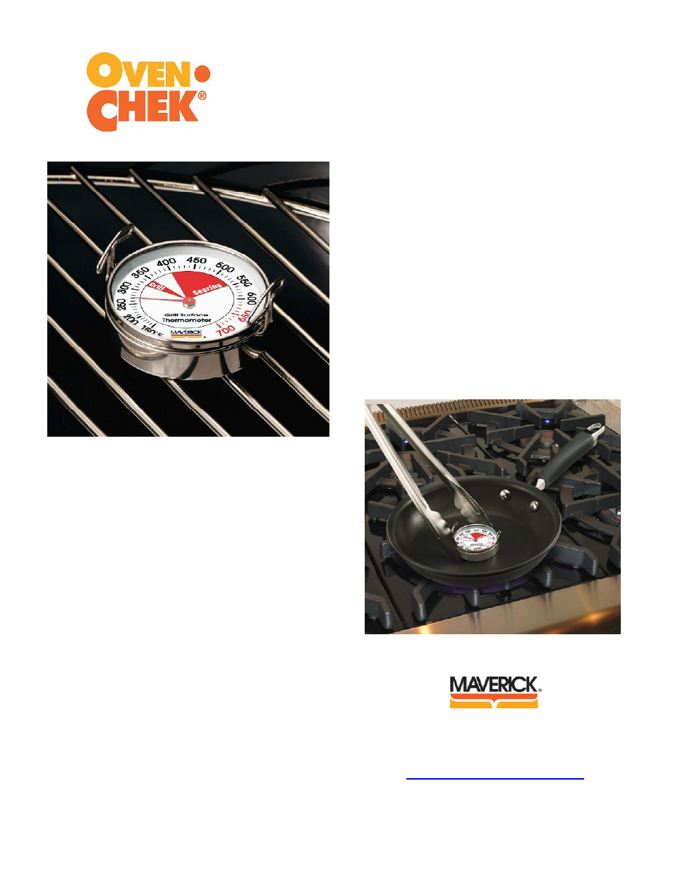 Maverick Ventures OvenChek ST-01 User Manual | 1 page
