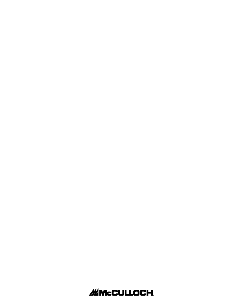 McCulloch 96011013201 User Manual | Page 44 / 44