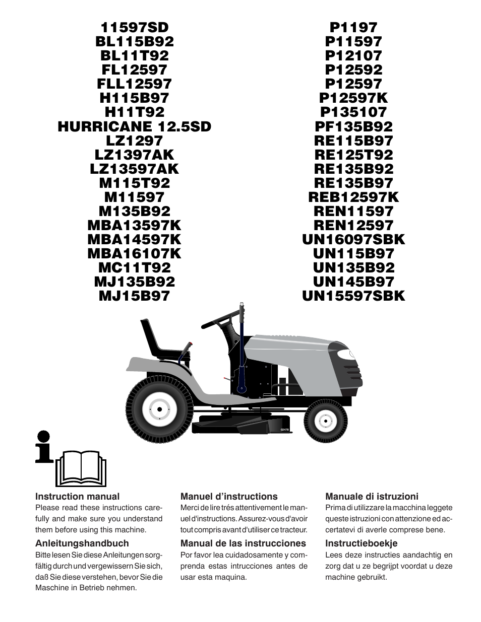 McCulloch BL115B92 User Manual | 72 pages
