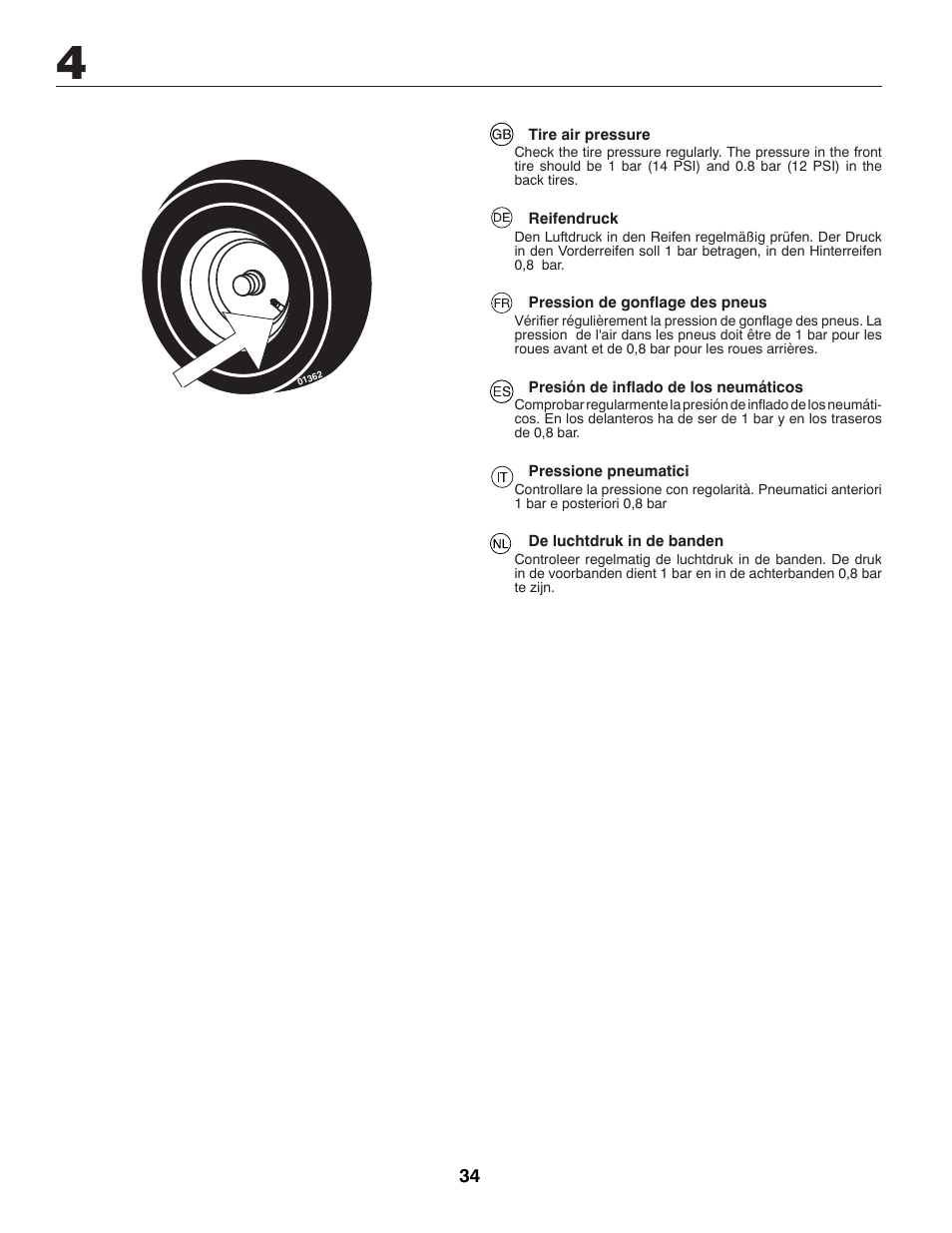 McCulloch BL115B92 User Manual | Page 34 / 72