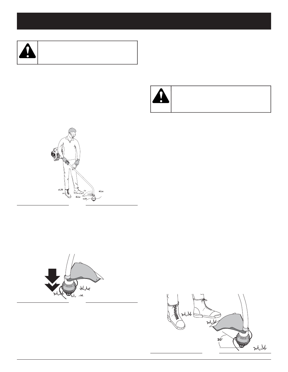 Caution, Warning, Operating instructions | McCulloch MT705 User Manual | Page 10 / 64