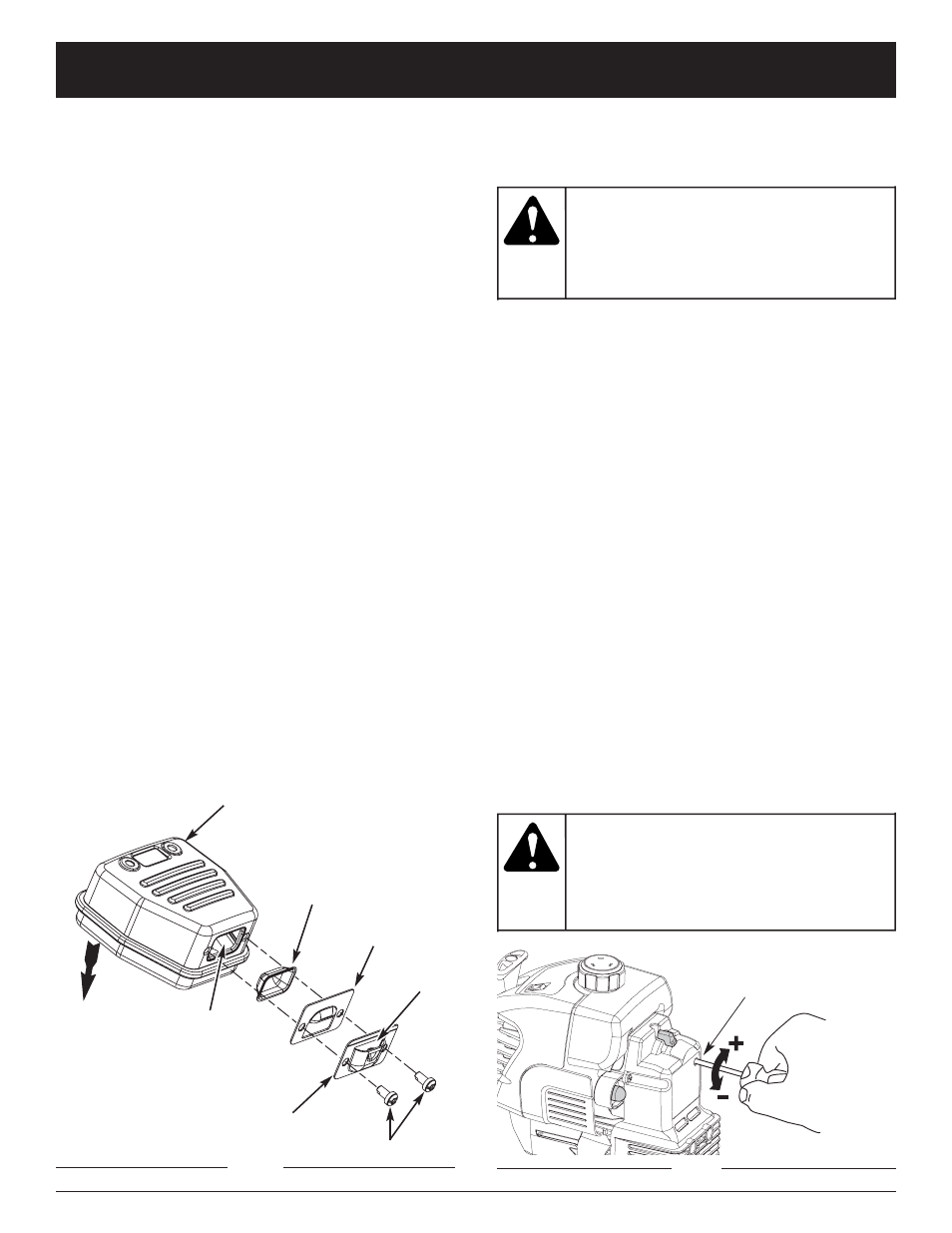 Avertissement, Entretien et réparations | McCulloch MT705 User Manual | Page 35 / 64