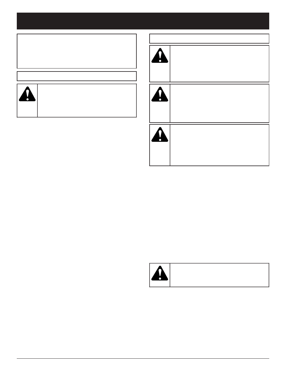 Importante informacion de seguridad, Advertencia, Peligro | Precaucion, Alerta de seguridad, Normas para una operacion segura | McCulloch MT705 User Manual | Page 43 / 64