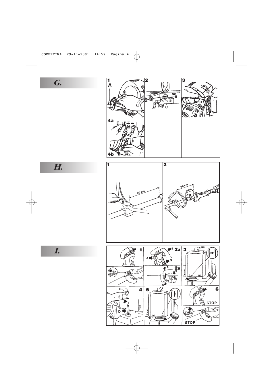 G. h. i | McCulloch Euromac D321/34cc User Manual | Page 4 / 96