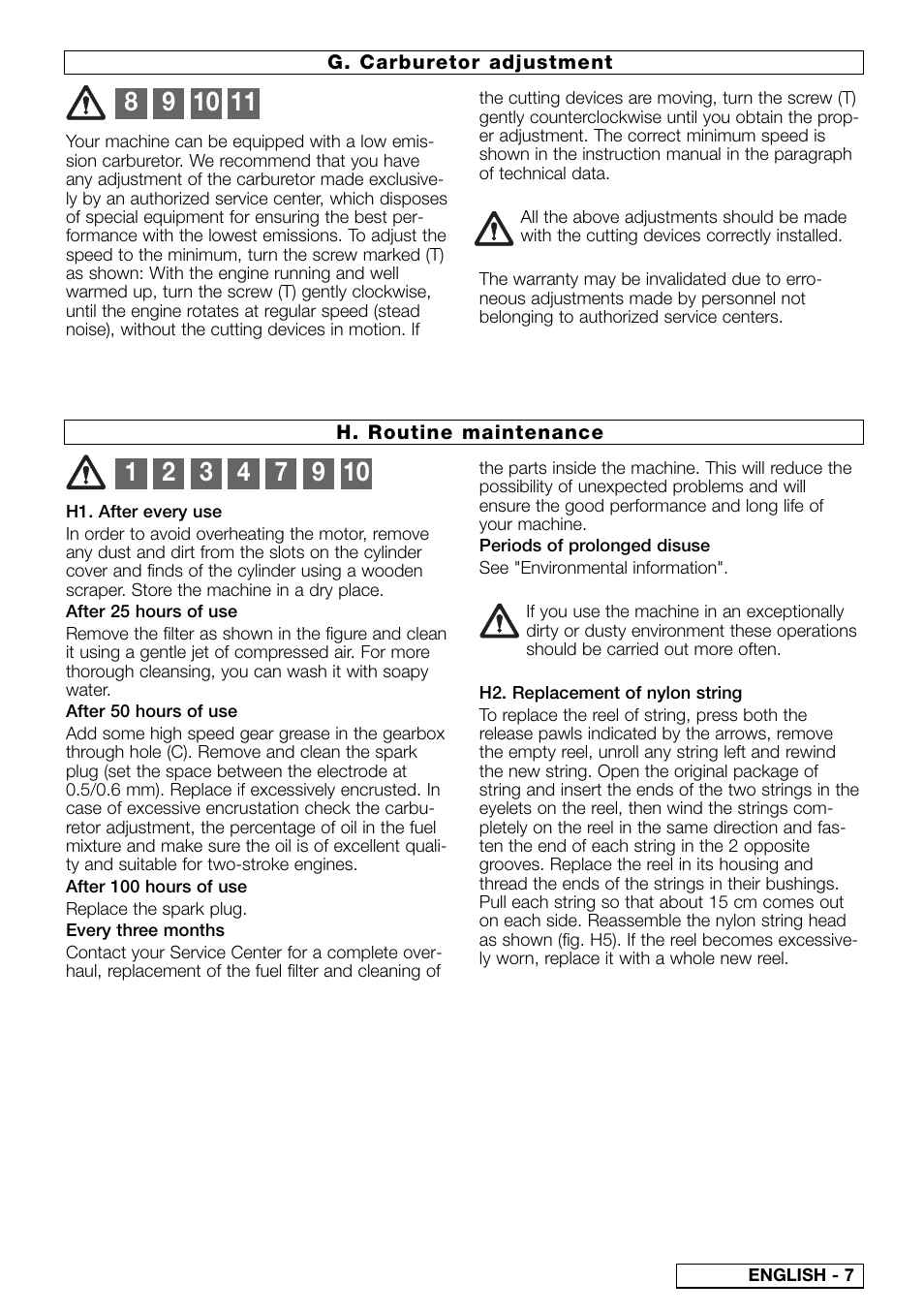 McCulloch Cabrio Plus 497 L User Manual | Page 10 / 13