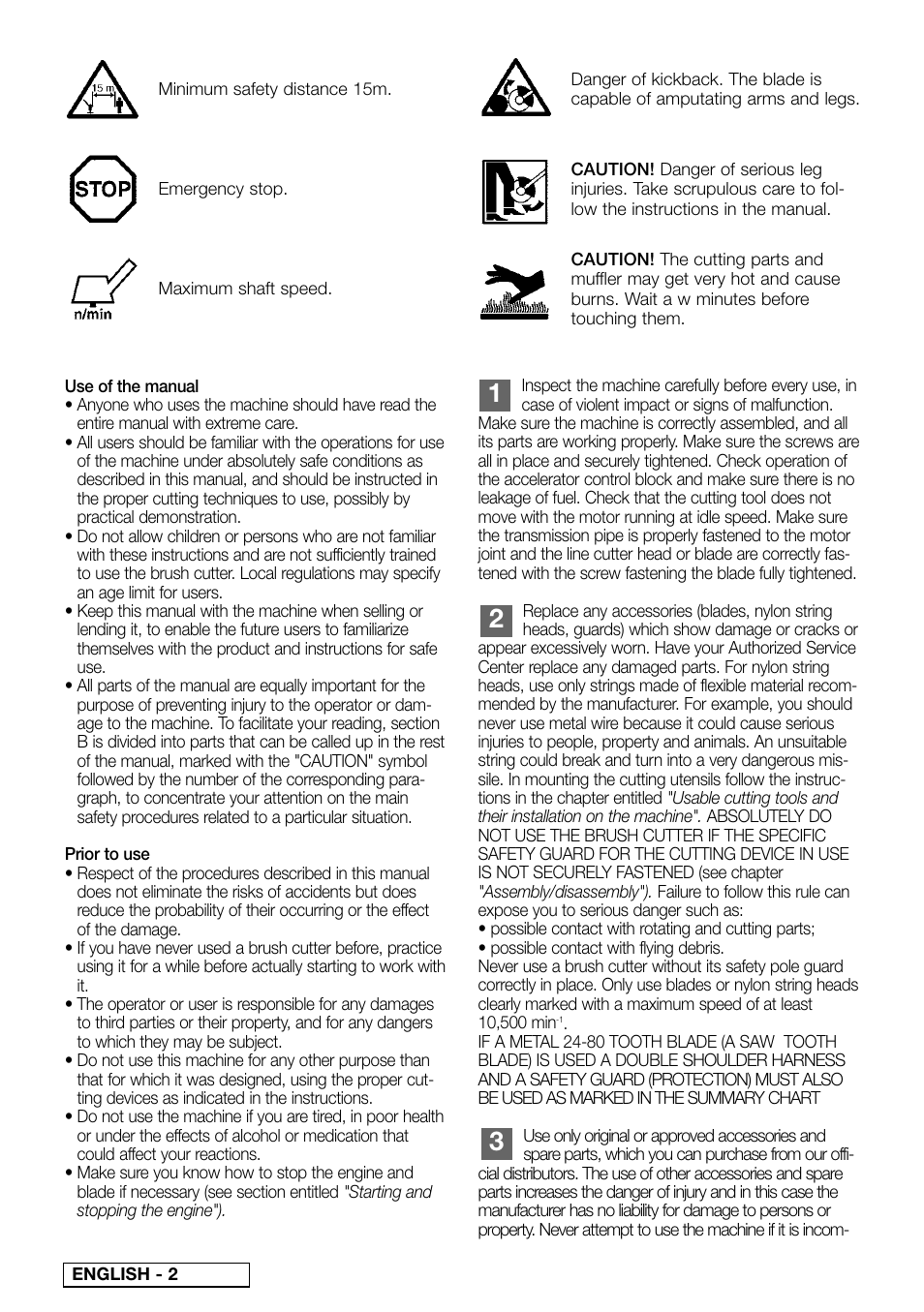 McCulloch Cabrio Plus 497 L User Manual | Page 5 / 13