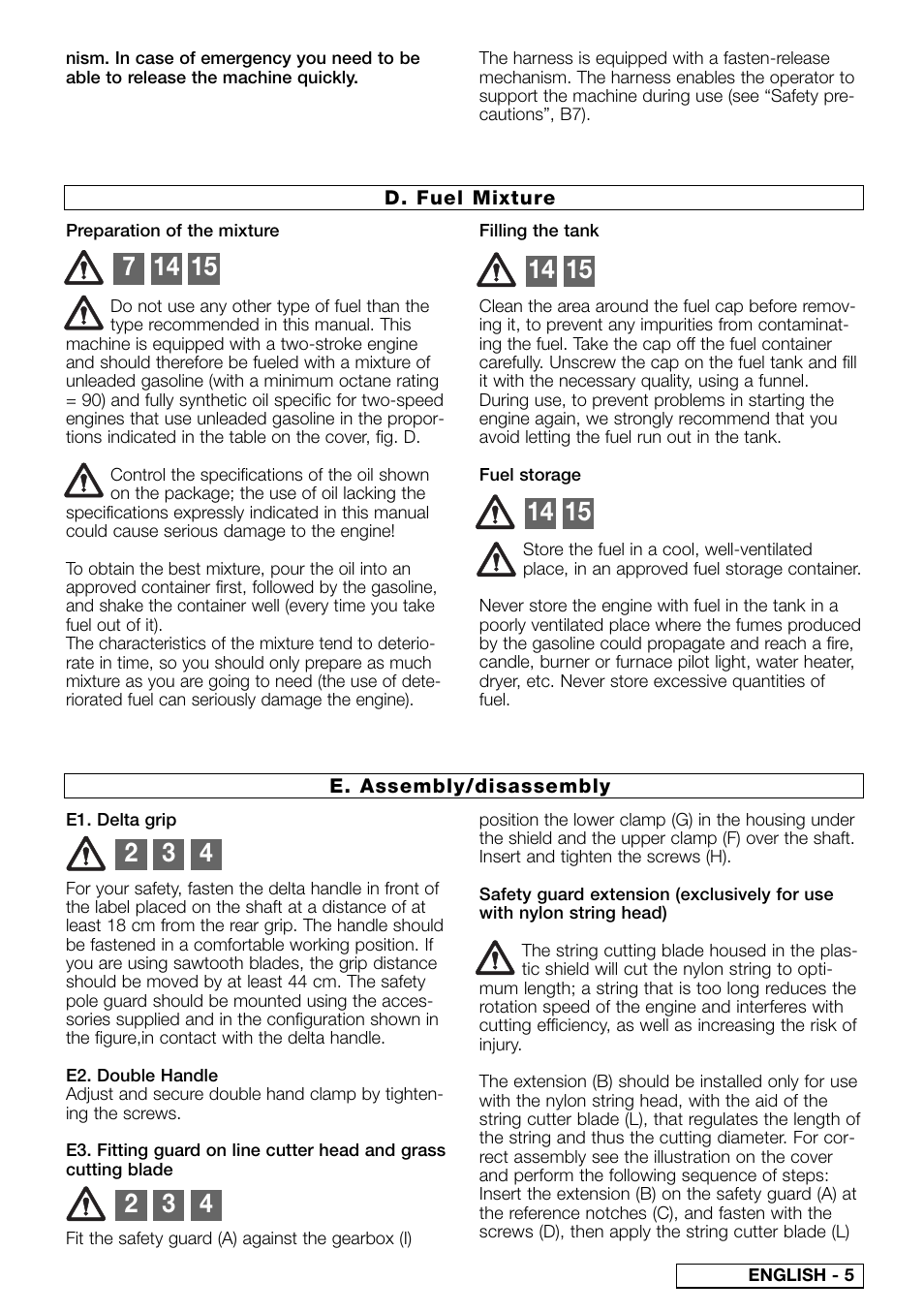 McCulloch Cabrio Plus 497 L User Manual | Page 8 / 13