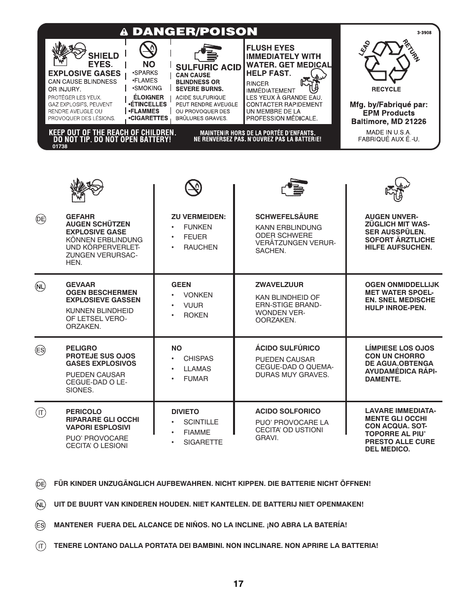 McCulloch 96041016500 User Manual | Page 17 / 84