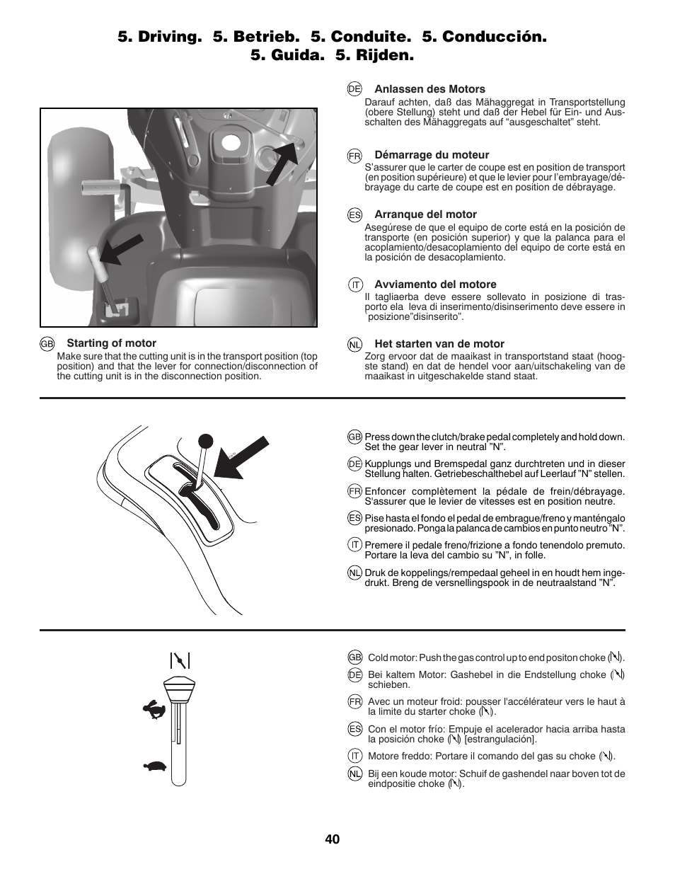 McCulloch 96041016500 User Manual | Page 40 / 84