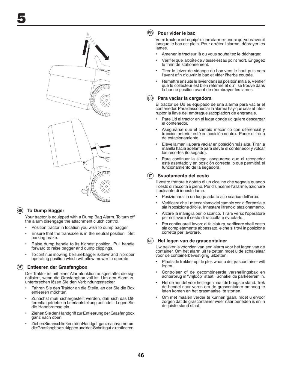 McCulloch 96041016500 User Manual | Page 46 / 84