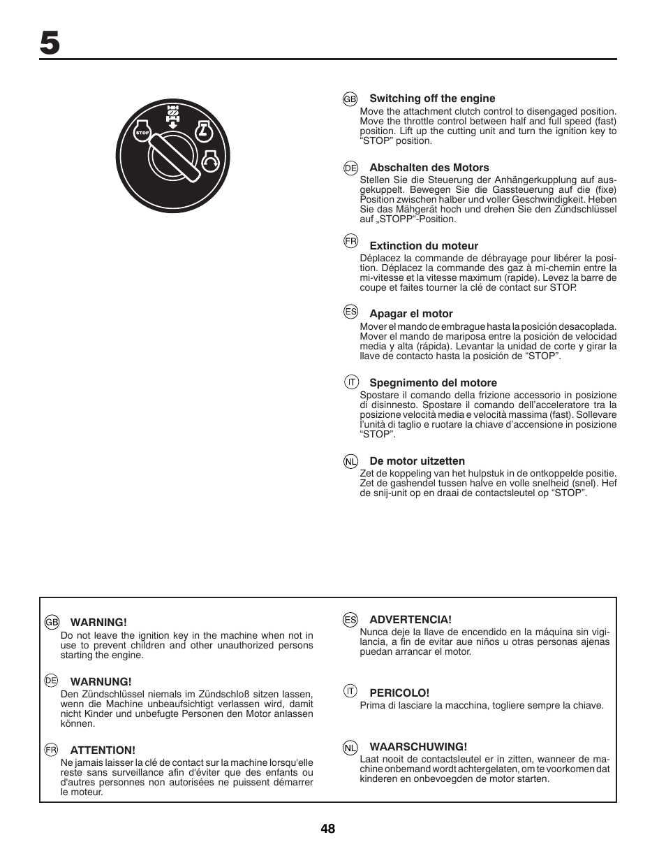 McCulloch 96041016500 User Manual | Page 48 / 84