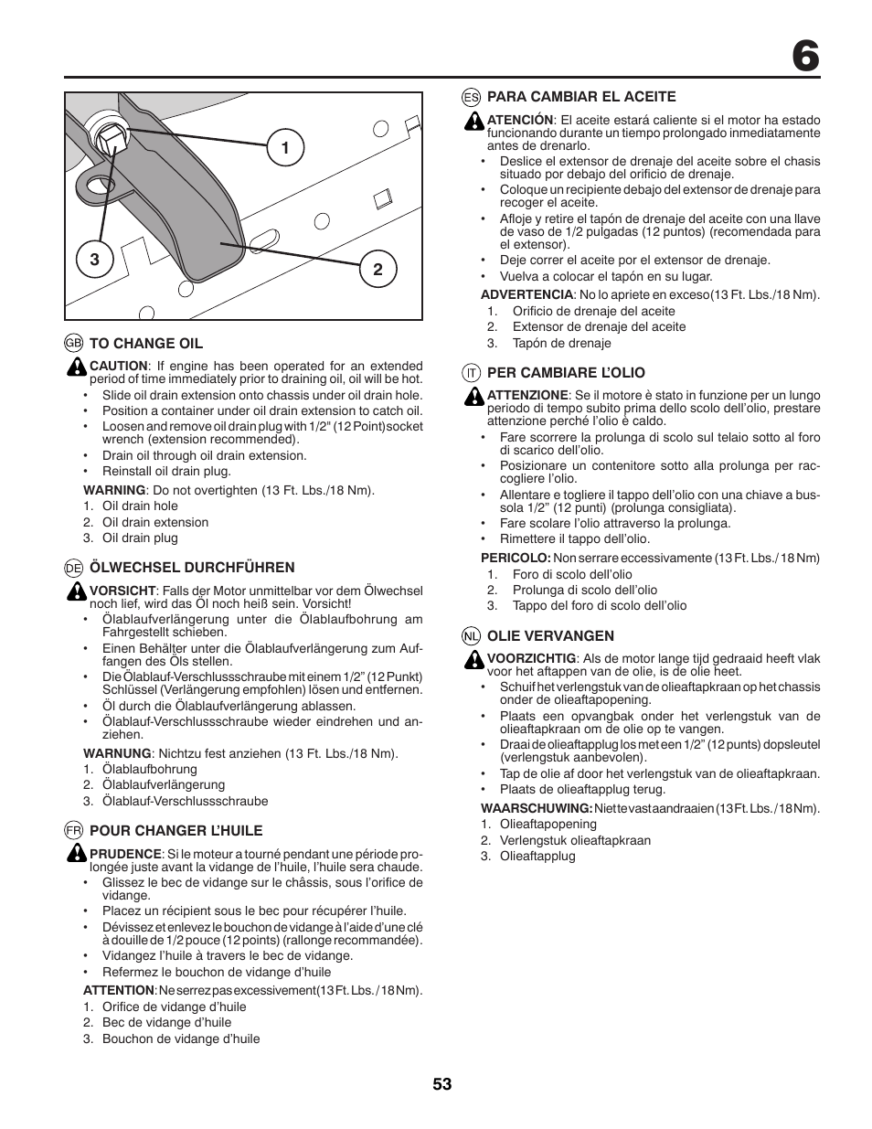 McCulloch 96041016500 User Manual | Page 53 / 84