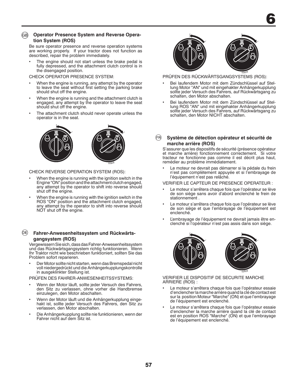 McCulloch 96041016500 User Manual | Page 57 / 84