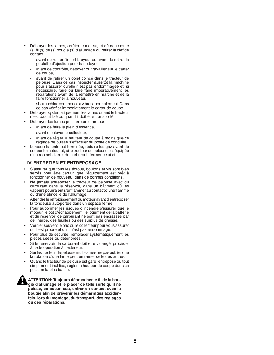 McCulloch 96041016500 User Manual | Page 8 / 84
