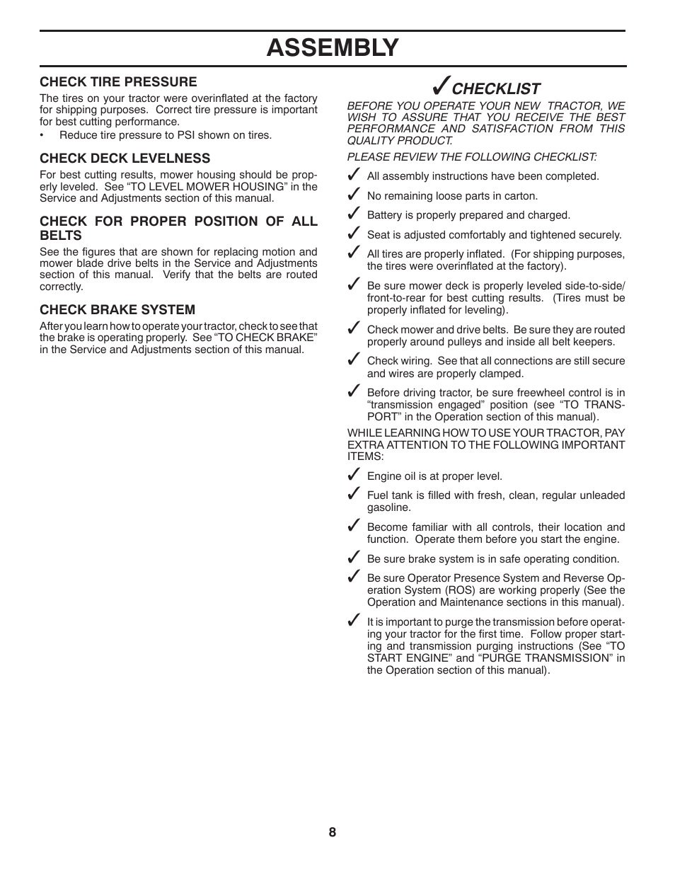 Assembly | McCulloch M17538H User Manual | Page 8 / 32