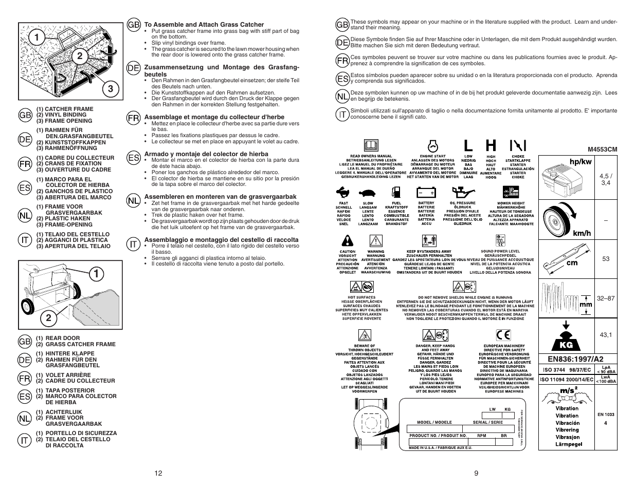 McCulloch M4553CM User Manual | Page 9 / 10