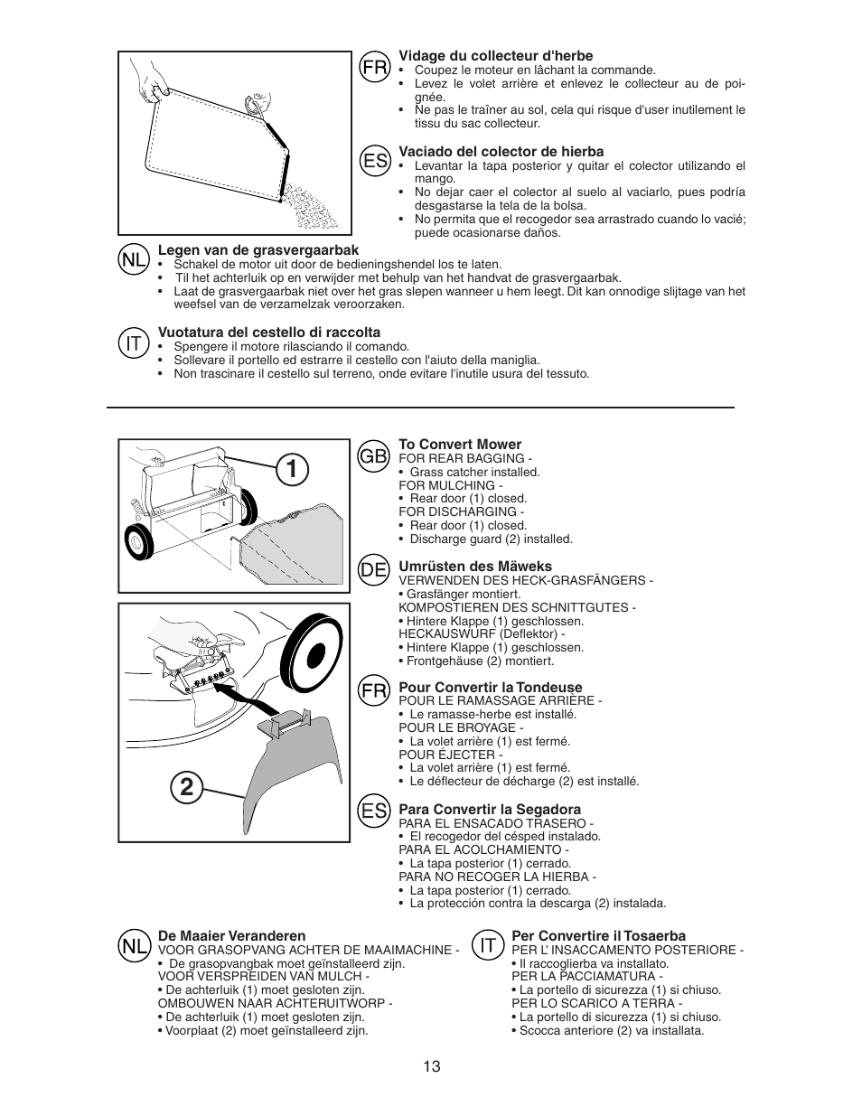 McCulloch M7053D User Manual | Page 13 / 20