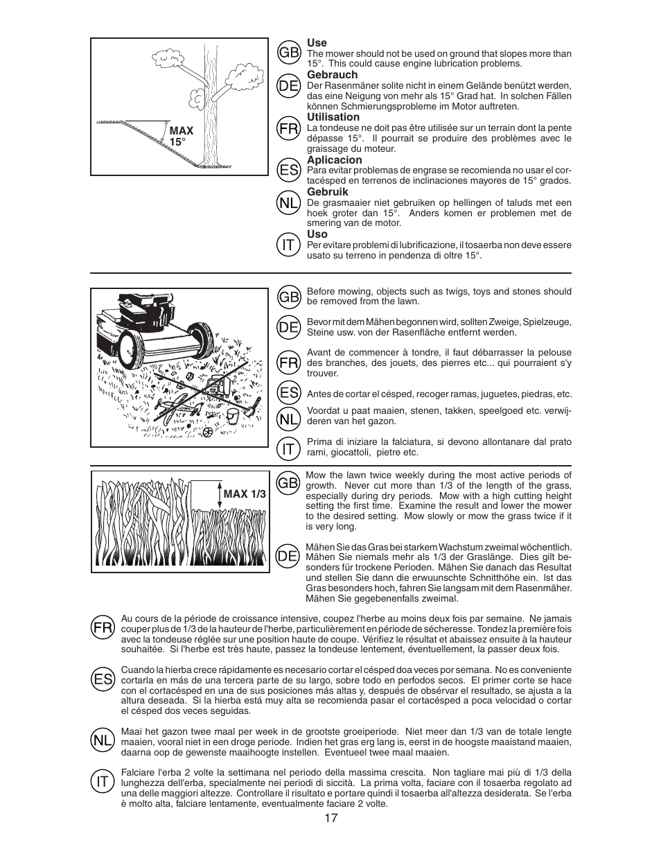 McCulloch M7053D User Manual | Page 17 / 20