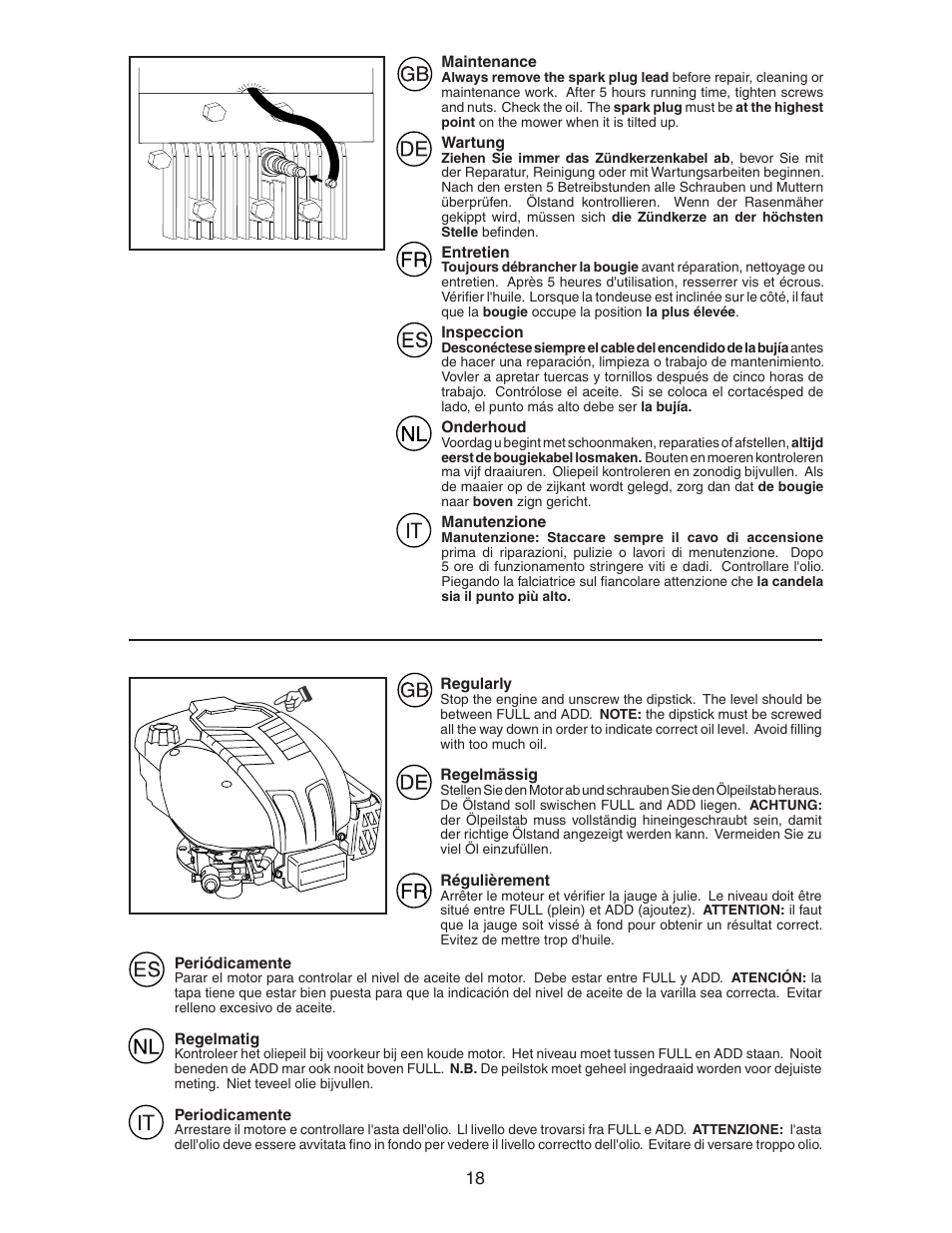 McCulloch M7053D User Manual | Page 18 / 20