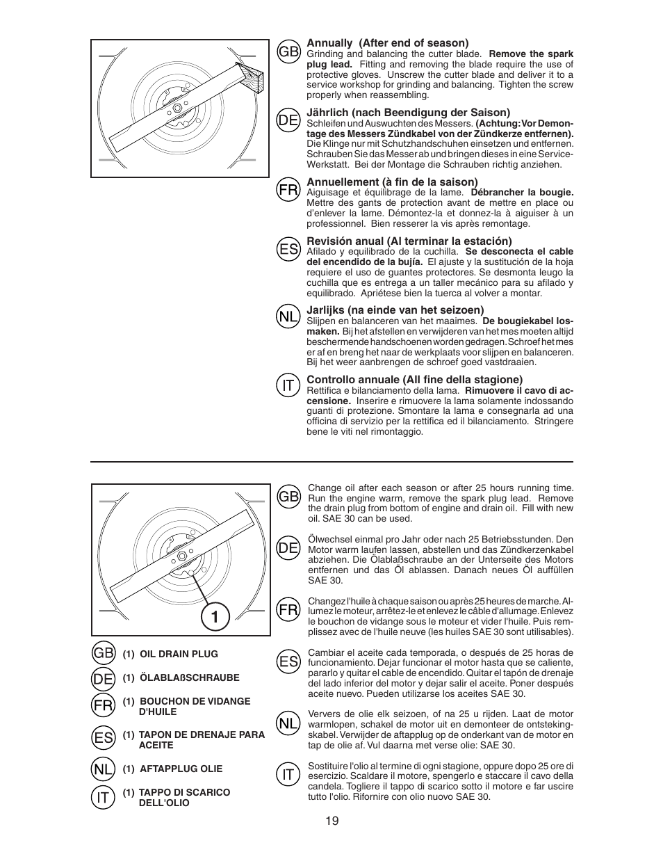 McCulloch M7053D User Manual | Page 19 / 20