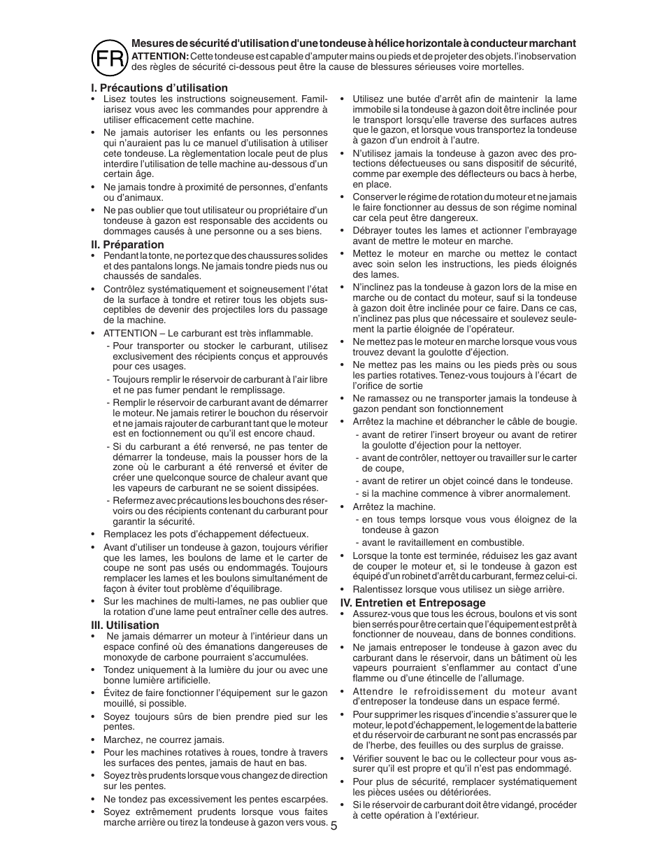 McCulloch M7053D User Manual | Page 5 / 20