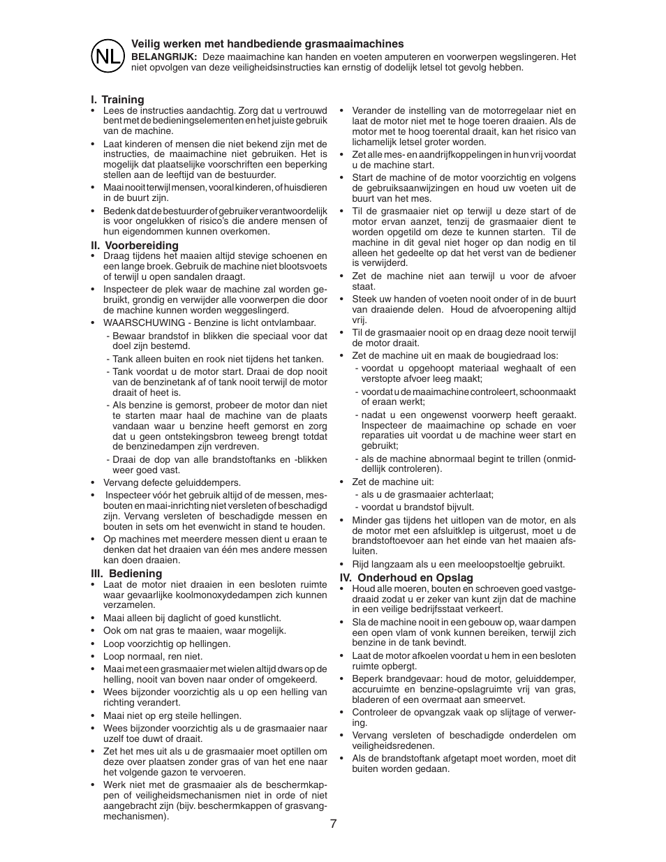 McCulloch M7053D User Manual | Page 7 / 20