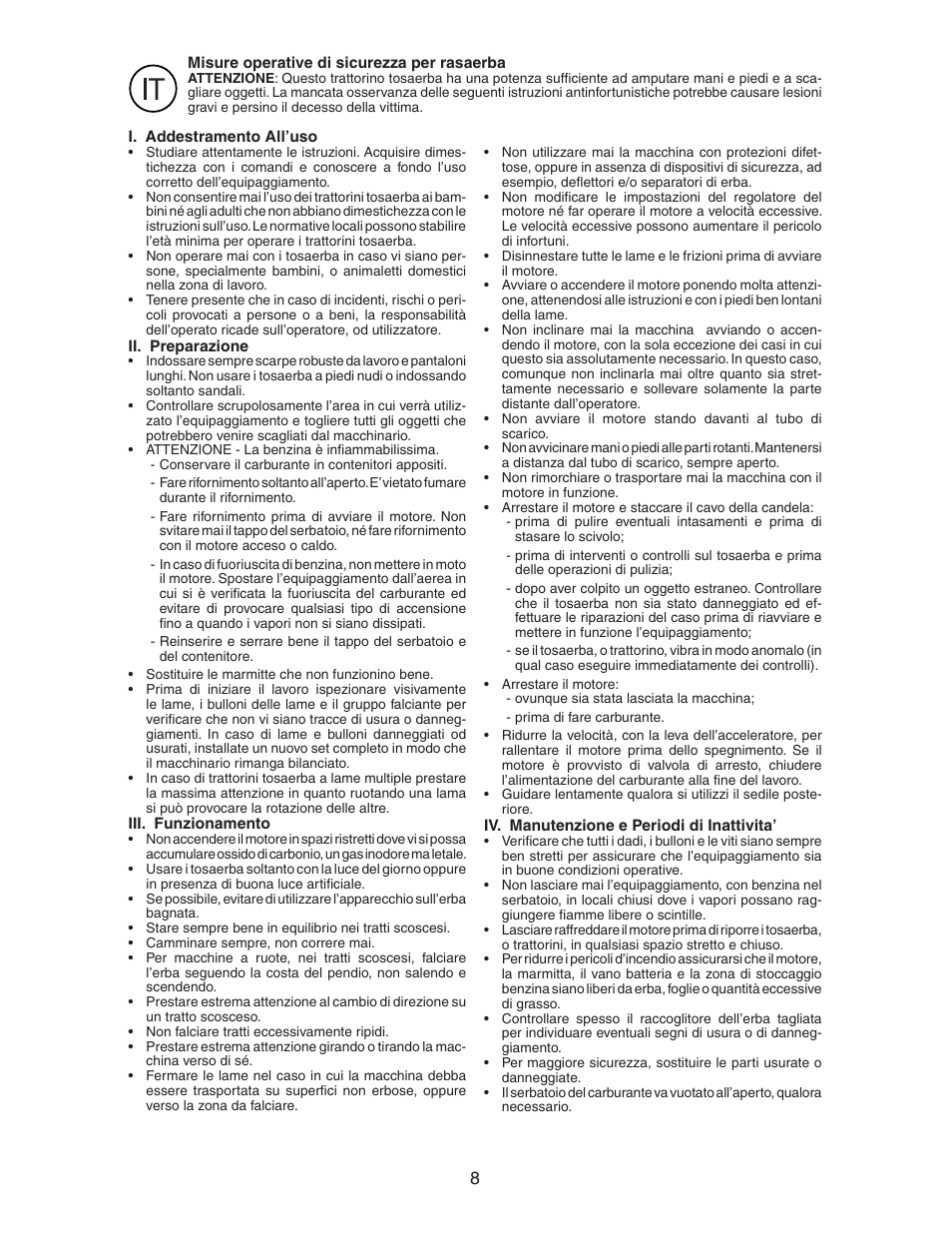 McCulloch M7053D User Manual | Page 8 / 20