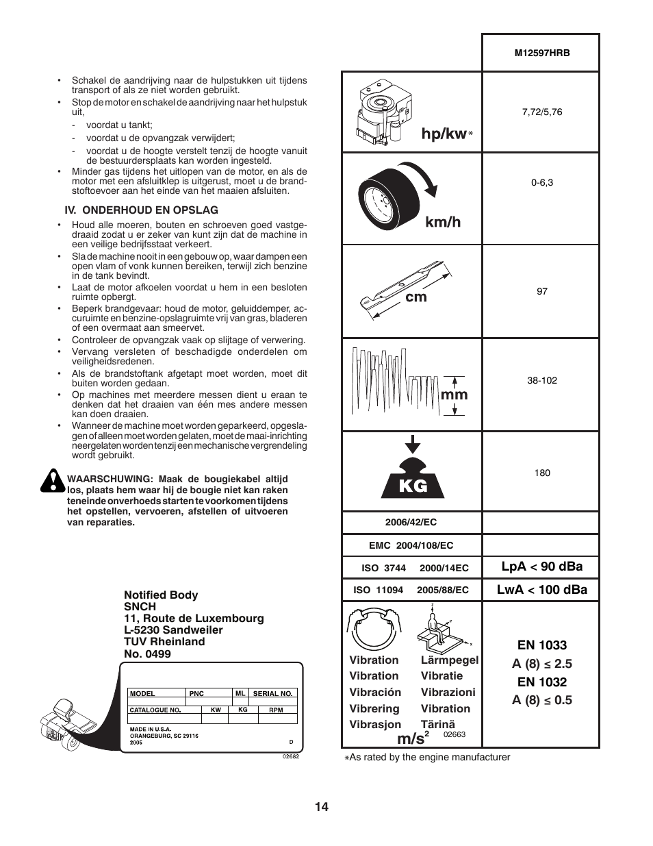 McCulloch 532 43 86-30 User Manual | Page 14 / 92