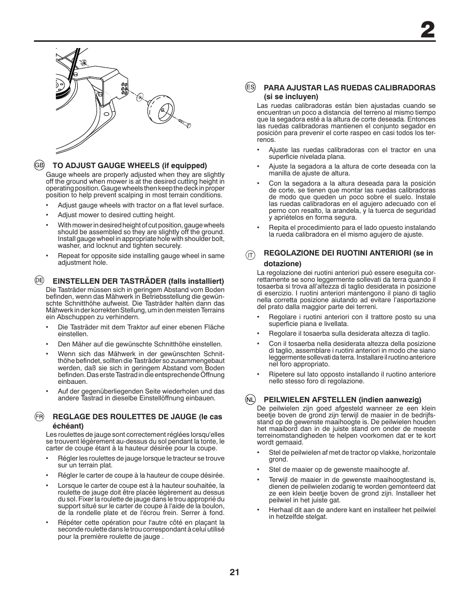 McCulloch 532 43 86-30 User Manual | Page 21 / 92