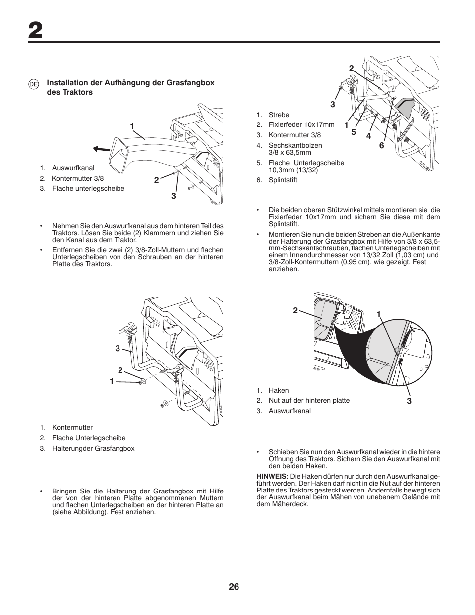 McCulloch 532 43 86-30 User Manual | Page 26 / 92