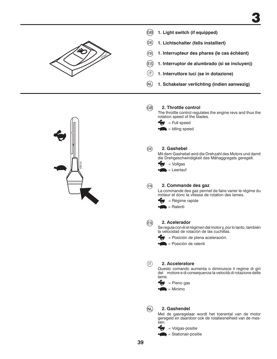 McCulloch 532 43 86-30 User Manual | Page 39 / 92